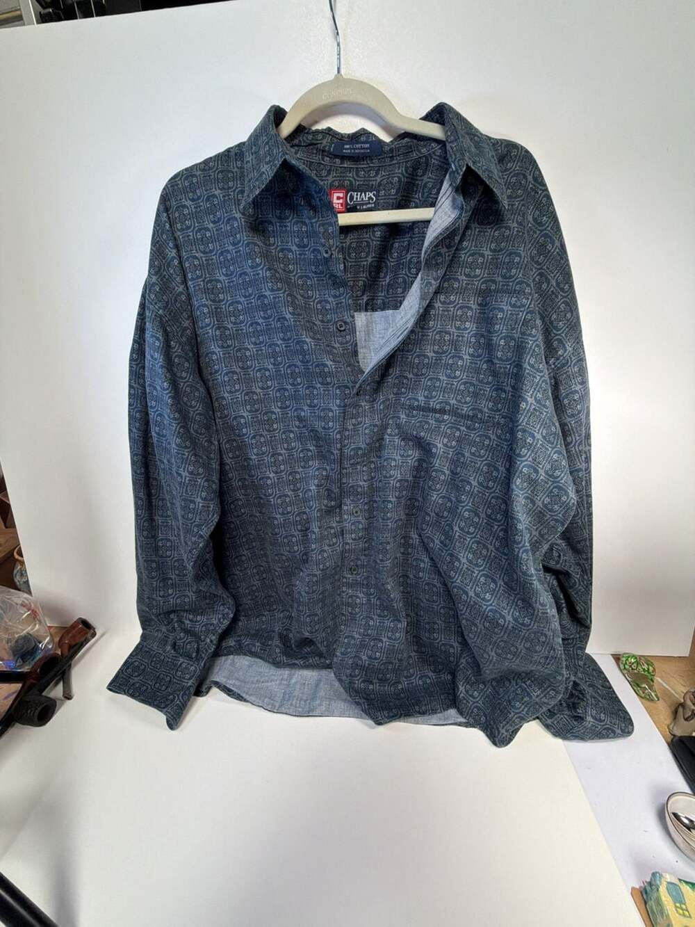 Chaps Ralph Lauren Long Sleeve Button Down Shirt XL